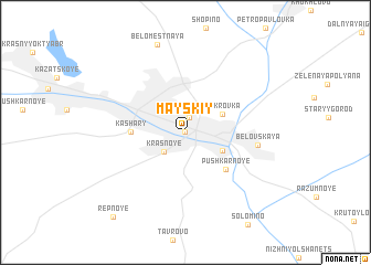 map of Mayskiy