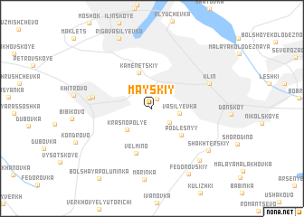 map of Mayskiy