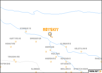 map of Mayskiy