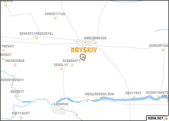 map of Mayskiy