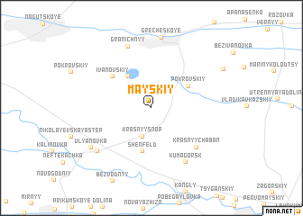 map of (( Mayskiy ))