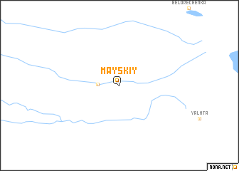 map of Mayskiy