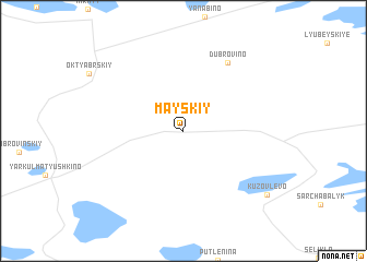 map of Mayskiy