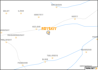 map of Mayskiy