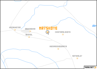 map of Mayskoye