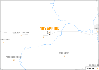 map of May Spring