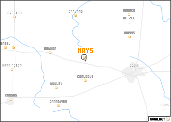 map of Mays