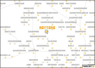 map of Maytama