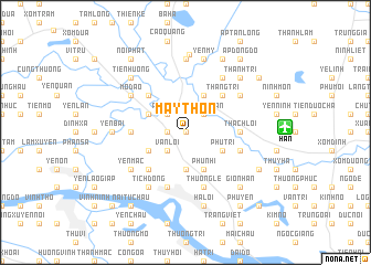 map of Mây Thôn