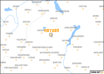 map of Mayuan