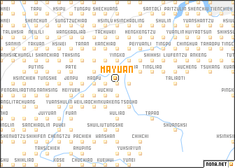 map of Ma-yüan