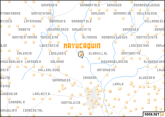 map of Mayucaquín