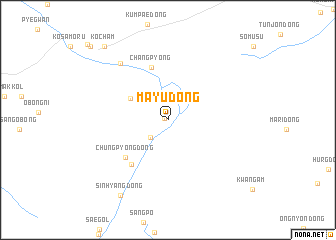 map of Mayu-dong