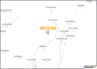 map of Mayukou