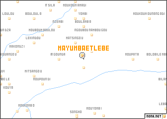 map of Mayumba et Lebé