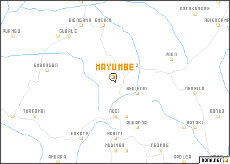 map of Mayumbe