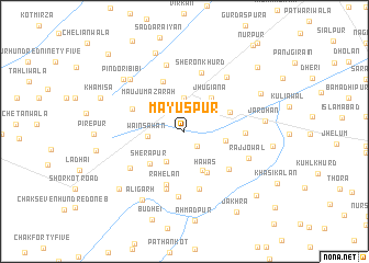 map of Māyūspur