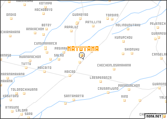 map of Mayuyama