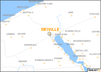 map of Mayville