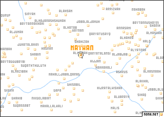 map of Maywān