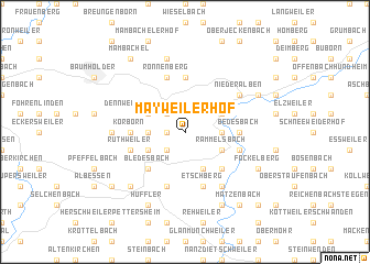 map of Mayweilerhof