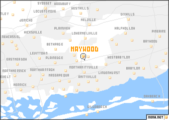 map of Maywood