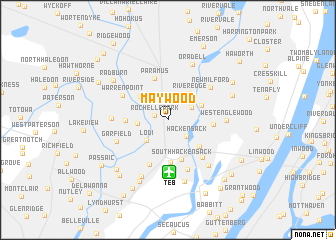 map of Maywood