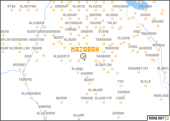 map of Ma‘zabah