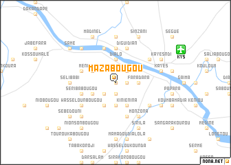 map of Mazabougou