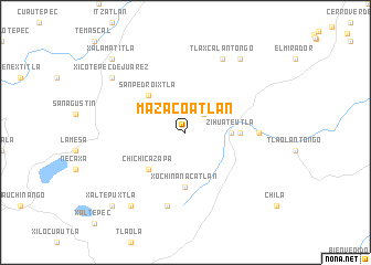 map of Mazacoatlán