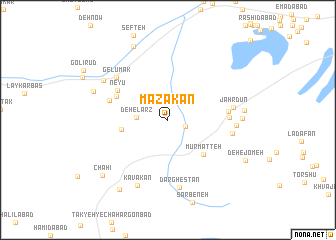 map of Mazakān