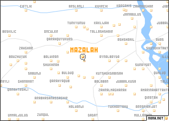 map of Maz‘alah