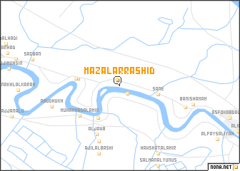 map of Maz‘al ar Rashīd