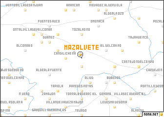 map of Mazalvete