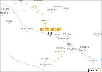 map of Mazambane