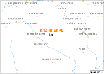 map of Mazamiempo