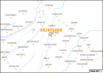 map of Mazandara