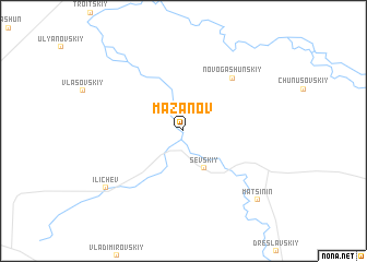 map of Mazanov