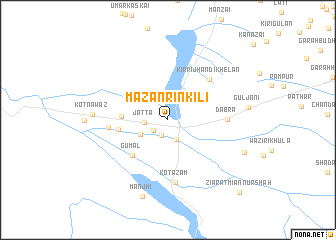 map of Mazānrīn Kili