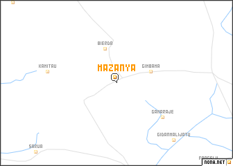 map of Mazanya