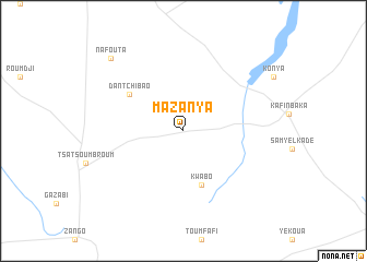 map of Mazanya