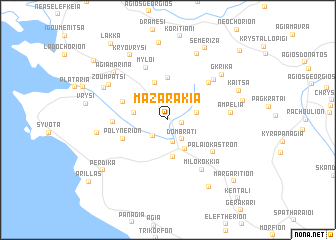 map of Mazarakiá