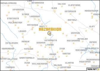 map of Mazarákion