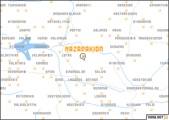 map of Mazarákion