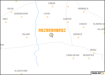 map of Mazarambroz