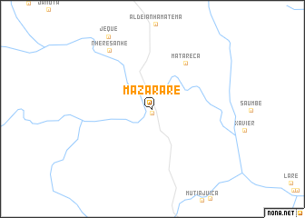 map of Mazarare