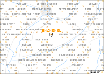 map of Măzăraru