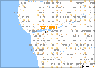 map of Mazarefes