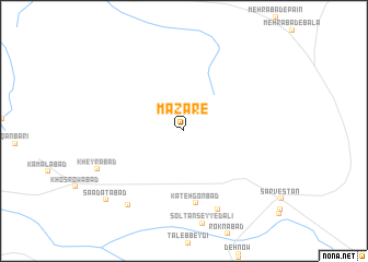 map of Mazāre‘