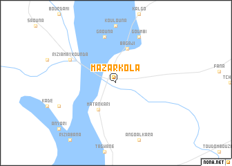 map of Mazar Kola